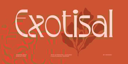 Exotisal Font Poster 1