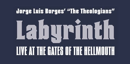 Heretic Font Poster 6