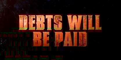 Heretic Font Poster 8