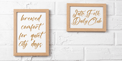 Floralis Morning Font Poster 5