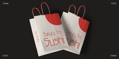 Chioki Font Poster 5