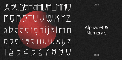 Chioki Font Poster 6