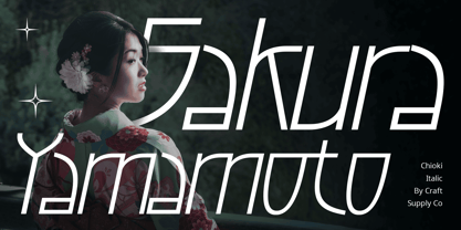 Chioki Font Poster 2