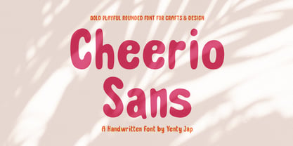 YJC Cheerio Sans Font Poster 1