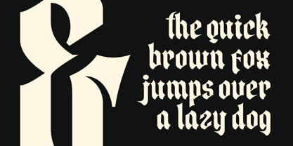 Broken Shield Font Poster 8
