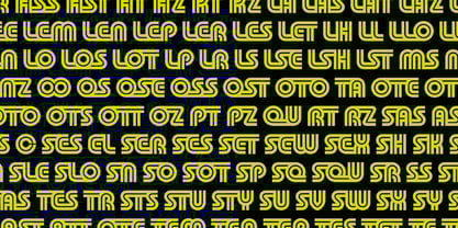 Tracker Font Poster 4