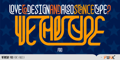 We The Type Pro Font Poster 2