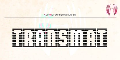 Transmat Font Poster 5