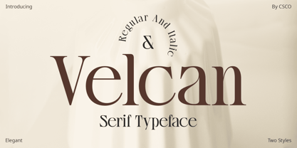 Velcan Font Poster 1