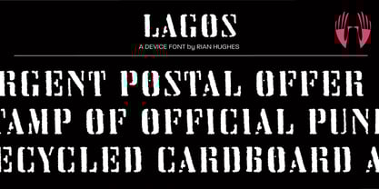 Lagos Font Poster 1