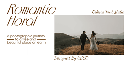 Celesia Font Poster 2