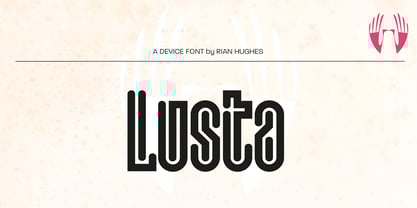 Lusta Font Poster 8