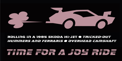 Interceptor Font Poster 5