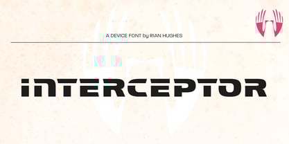 Interceptor Font Poster 6