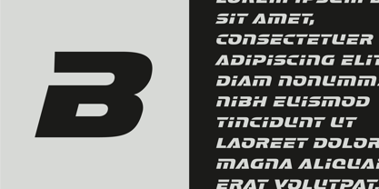 Interceptor Font Poster 4