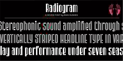 Radiogram Font Poster 5
