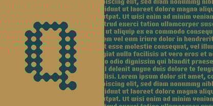 Quartertone Font Poster 5