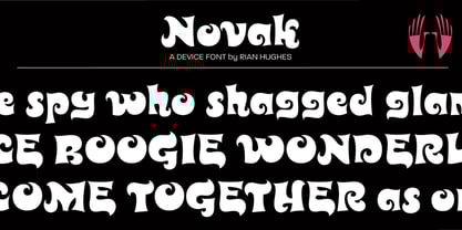 Novak Font Poster 1