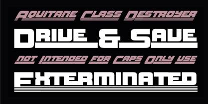 Haulage Commercial Font Poster 5