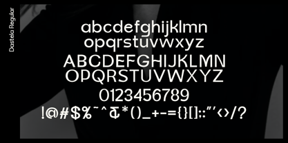 Dastela Font Poster 10