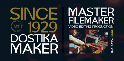 Dastela Font Poster 5