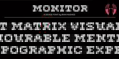 Monitor Font Poster 1