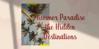 James Ariyale Font Poster 3