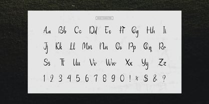 Serena Note Font Poster 10