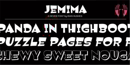 Jemima Font Poster 1