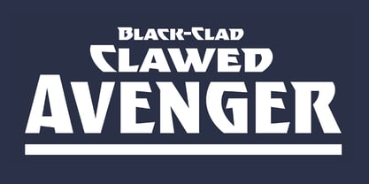 Panther Black Font Poster 7