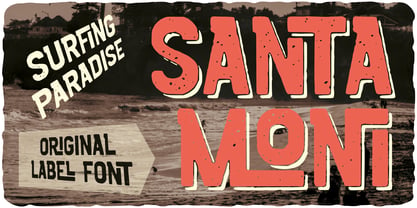 Santa Moniuz Font Poster 1