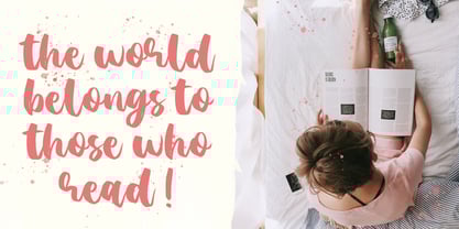 Agil Script Font Poster 9