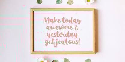 Agil Script Font Poster 5