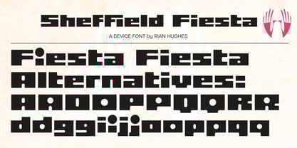 Sheffield Fiesta Font Poster 5