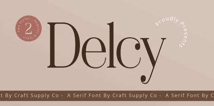 Delcy Font Poster 1