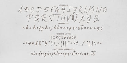 Angkase signature Font Poster 6