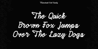 Flamedusk Font Poster 3