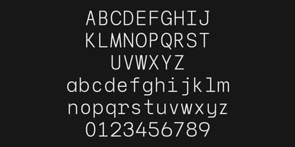 Naru Mono Font Poster 9