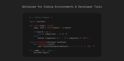 Naru Mono Font Poster 2