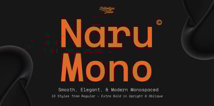 Naru Mono Font Poster 1