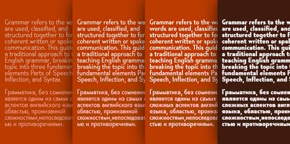 Nonia Small Font Poster 6