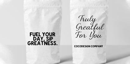 Better with you Font Poster 3