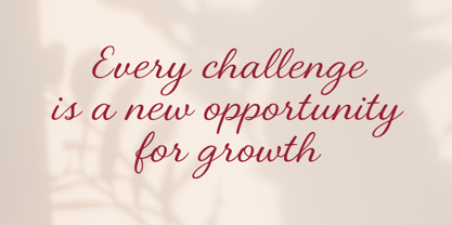 Better with you Font Poster 4