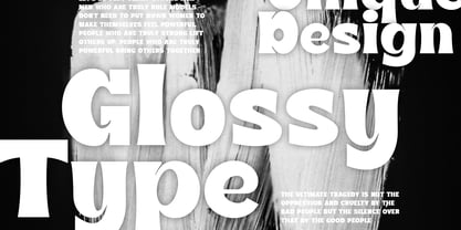 Blue Sny Font Poster 5