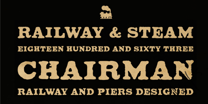 Ironbridge Font Poster 3