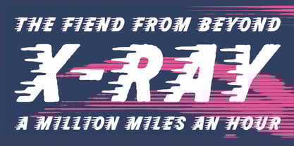 Rocketship From Infinity Font Poster 5