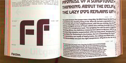 Faction Font Poster 3