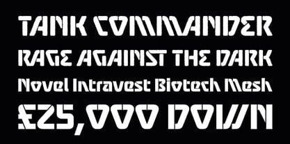 Faction Font Poster 4