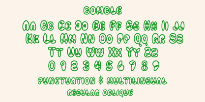 Bomble Font Poster 7