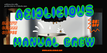 Bomble Font Poster 2